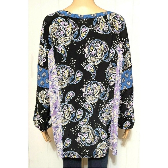 Style & Co. Paisley Floral Blouse - Picture 2 of 3